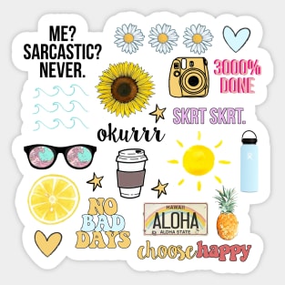 VSCO girl Pack Sticker